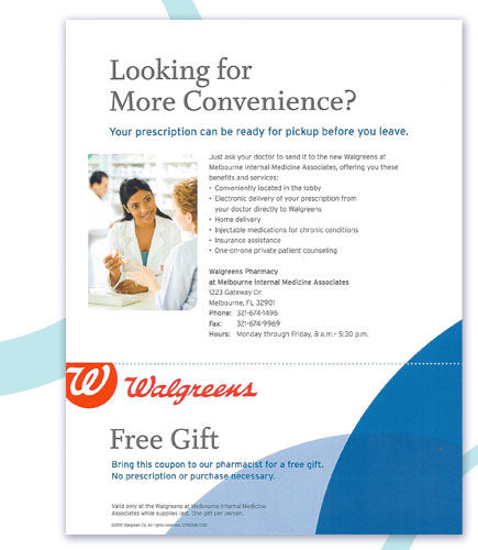 Walgreens retail coupon