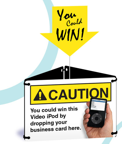 Frick tradeshow drawing sign